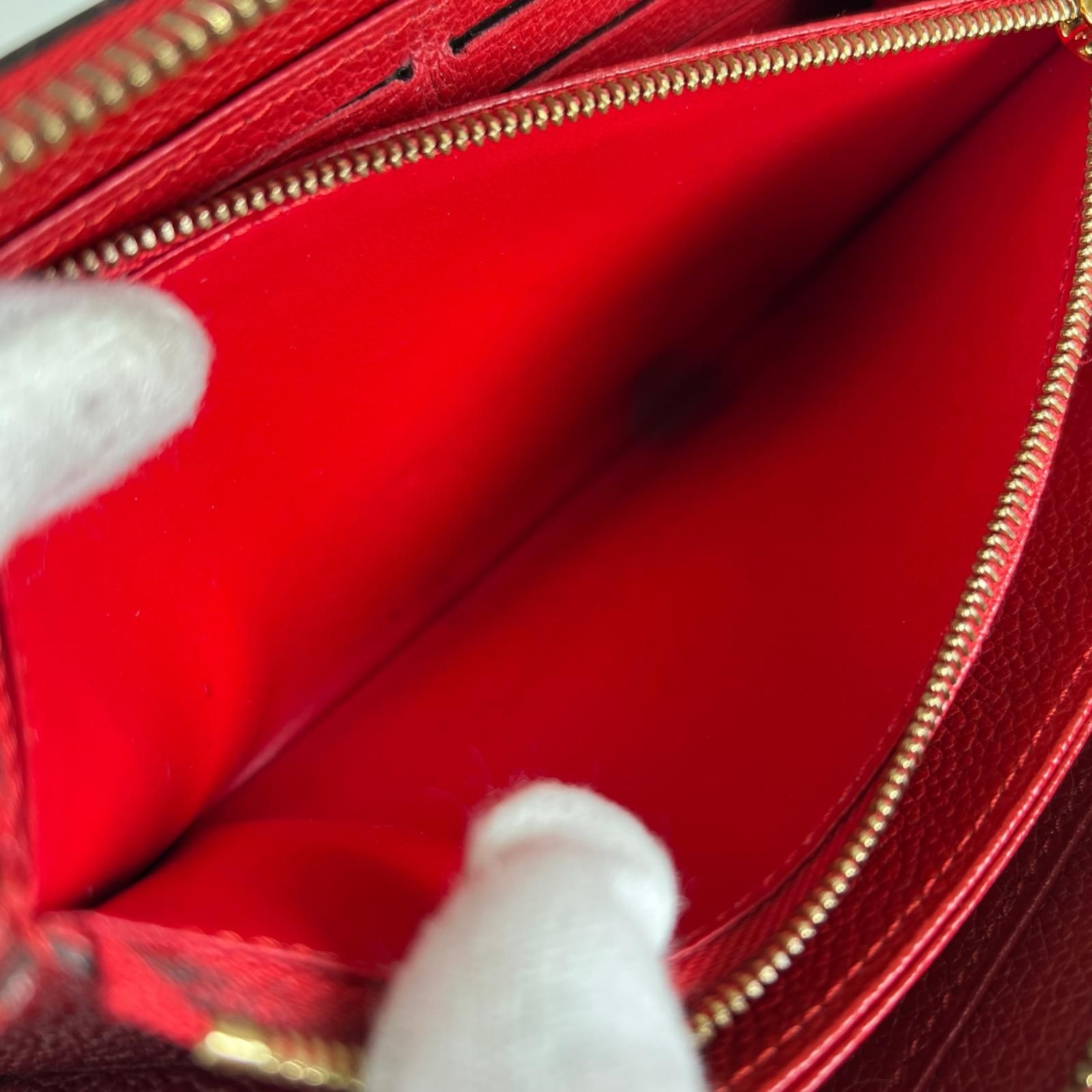 美品 LOUIS VUITTON ルイ・ヴィトン ジッピー・ウォレット アン 