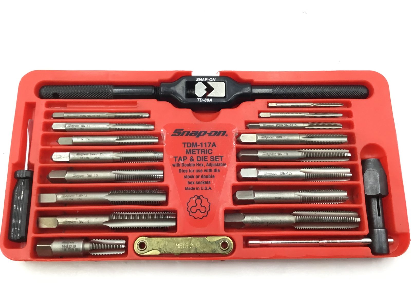 たなかたろう　スナップオンセット 中古品】Snap-on/スナップオン TDM-117A 〇 タップ＆ダイスセット