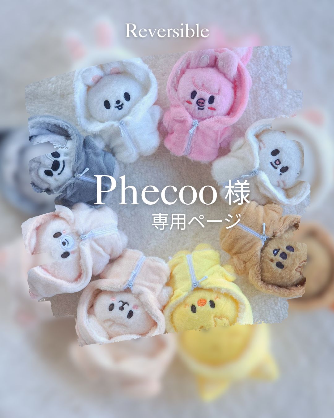 straykids SKZOO 10cmぬいぐるみ用コスチューム3点おまとめ