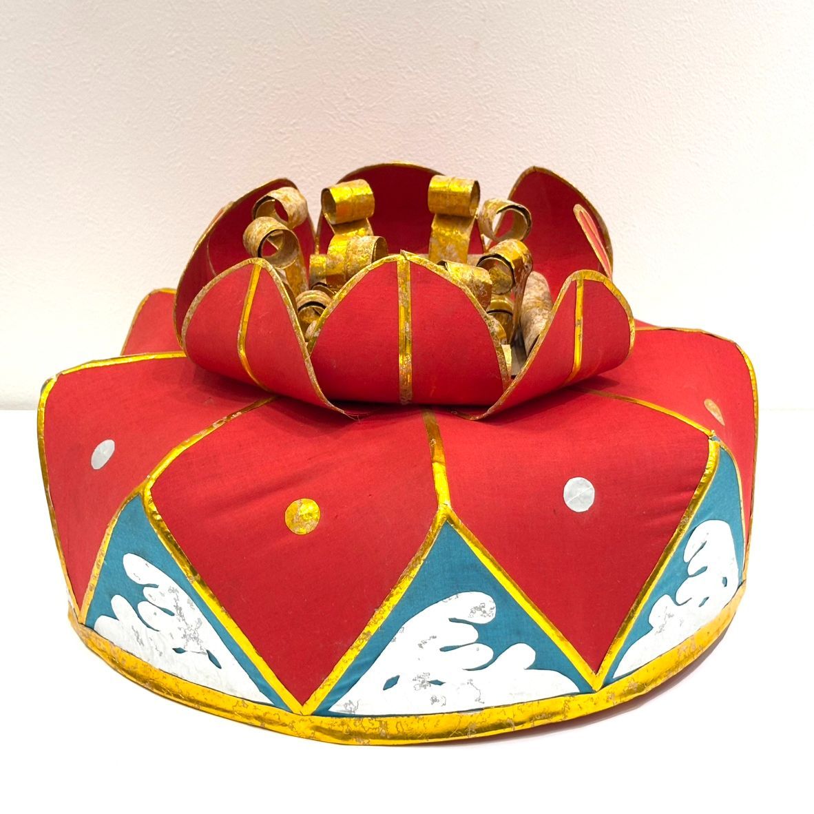 え沖】 琉球花笠 直径約34cm 高さ約21cm 琉球舞踊 沖縄 工芸品 伝統品