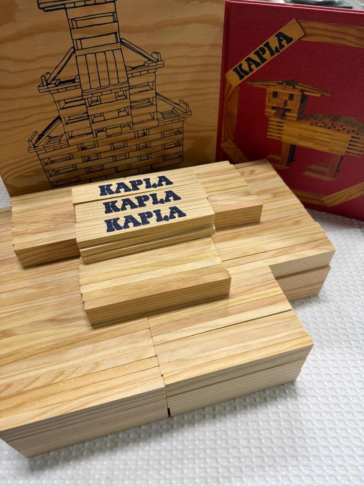 KAPLA カプラ 木製ブロック 280ピース 1ピース欠品 ［店舗管理番号M