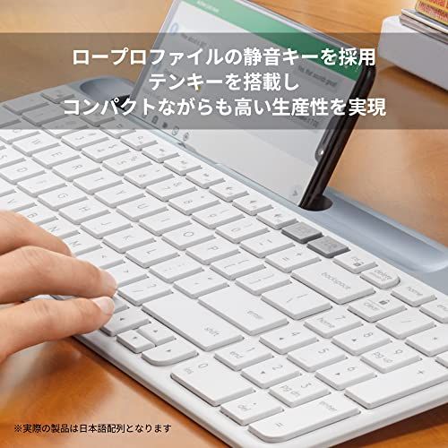  迅速に発送 ロジクール 静音 Bluetooth ワイヤレスキーボード K 580 OW オフホワイト 超薄型 小型 Unifying ワイヤレス キーボード 薄型 テンキー 無線 Windows Mac iPad iOS Android Ch 6 ec 70 e 17 その他 キッチン 食器