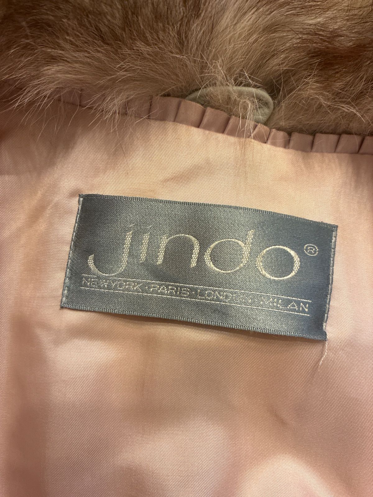 Z1725 SAGAミンク サガミンク jindo ファーコート 毛皮 狐 レディース