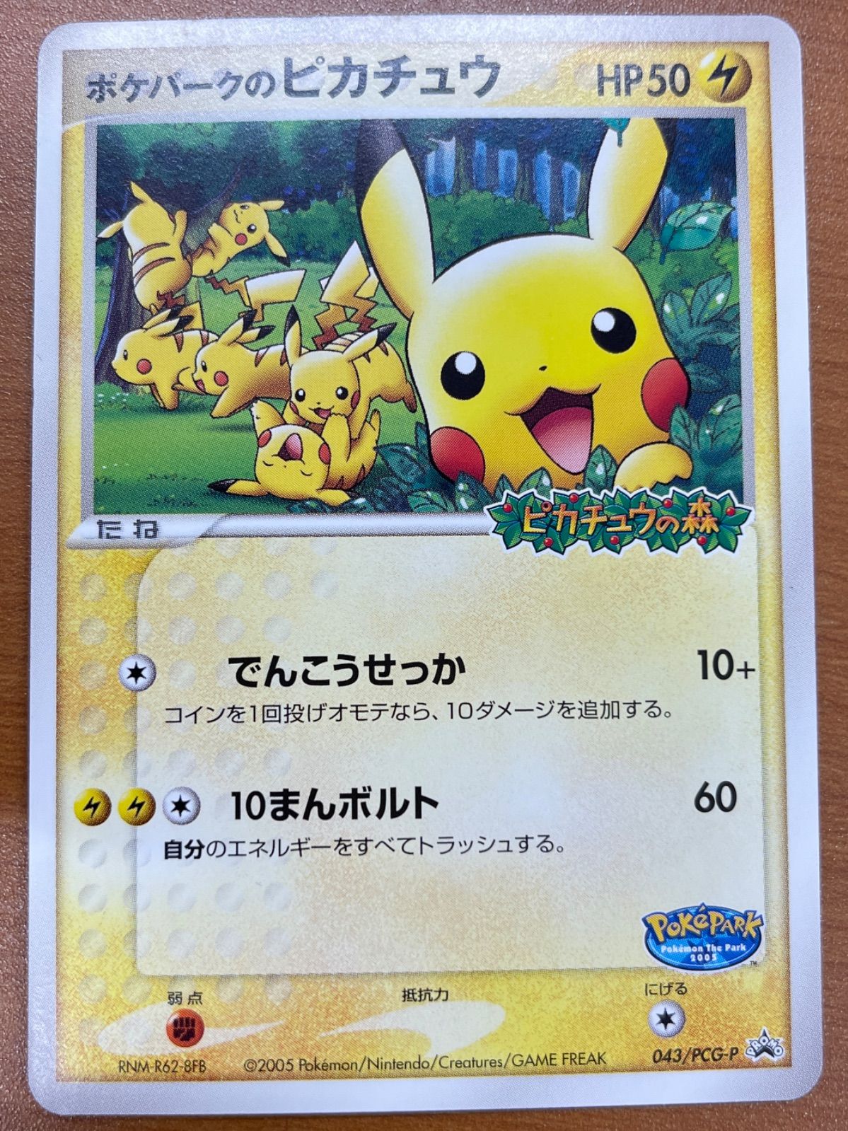 美品 ポケパークのピカチュウ プロモ 043/PCG-P ポケモンカードゲーム