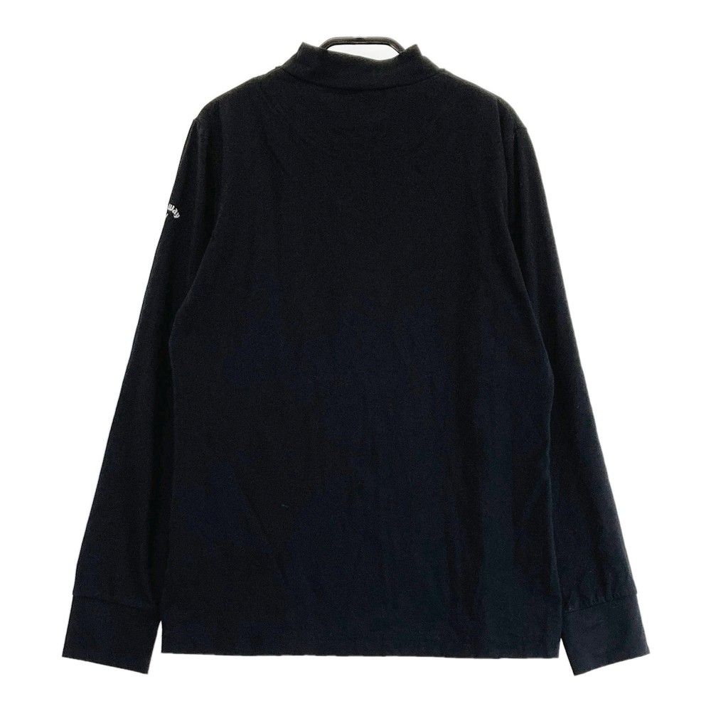 サイズ：L CALLAWAY キャロウェイ ハイネック 長袖Tシャツ ブラック系