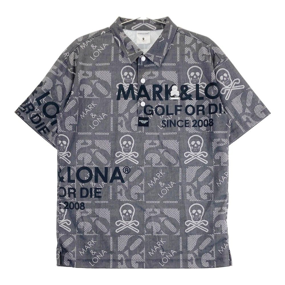 MARK&LONA マークアンドロナゴルフシャツ 珍しい半袖アウター国内正規 サイズ：46 MARK&LONA マークアンドロナ 2024年モデル 半袖ポロシャツ