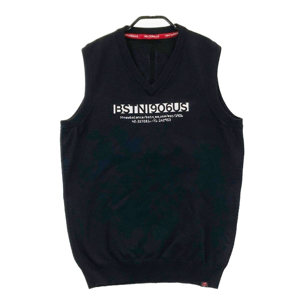 サイズ：5 NEW BALANCE GOLF ニューバランス Vネックベスト ブラック系