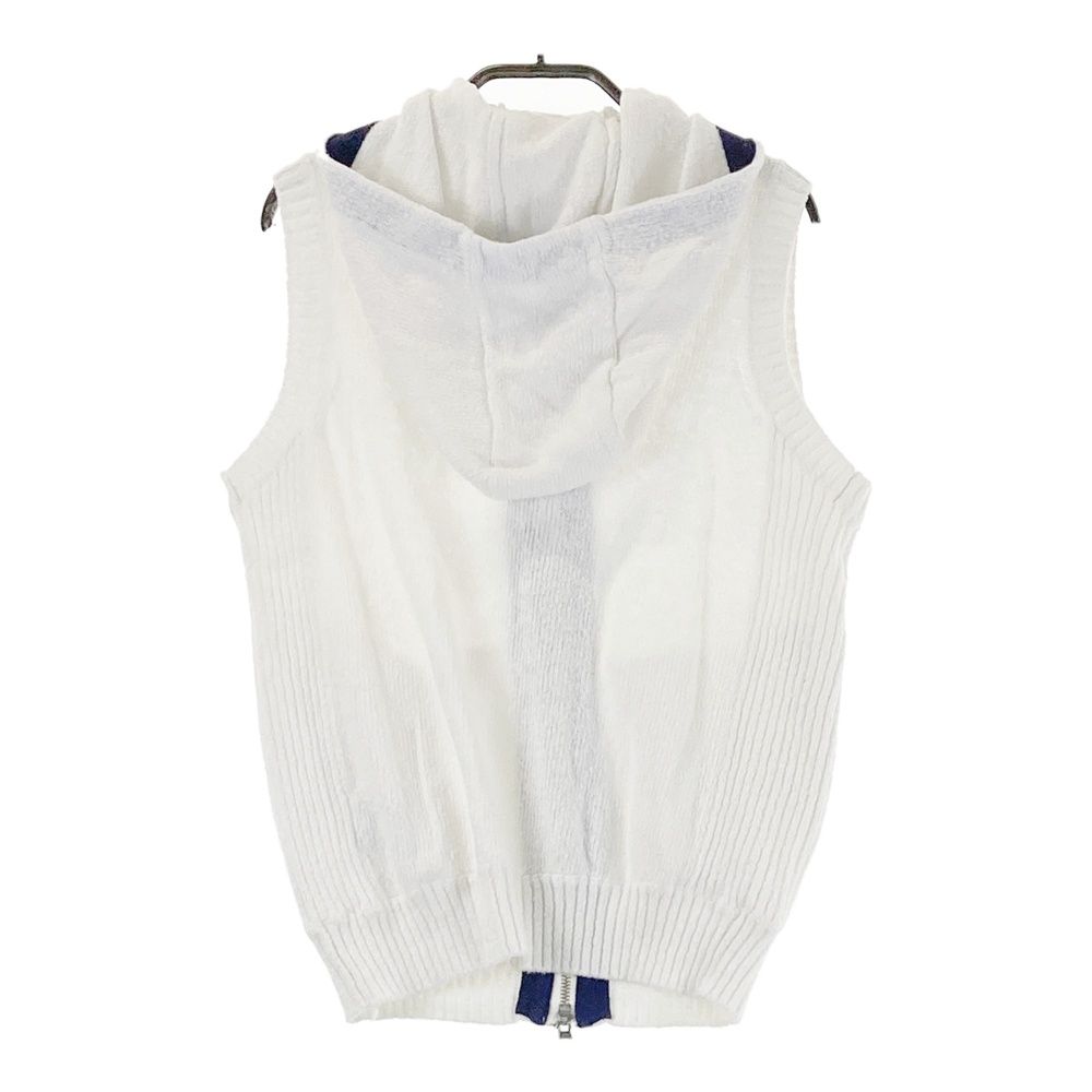 MASTER BUNNY EDITION ゴルフウエア　ベスト　ホワイト　S サイズ：0 MASTER BUNNY EDITION マスターバニーエディション フード付