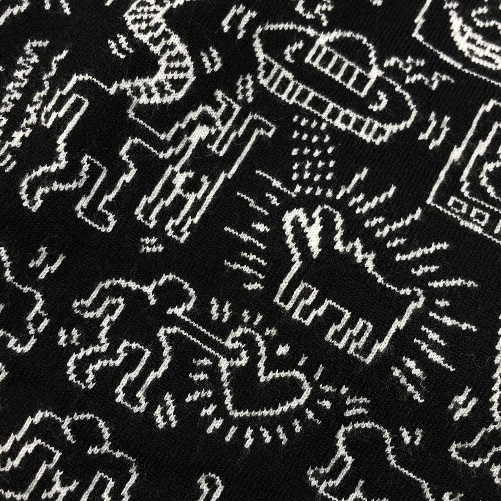 サイズ：M BEAMS GOLF ビームスゴルフ ; ×Keith Haring ニットスカート