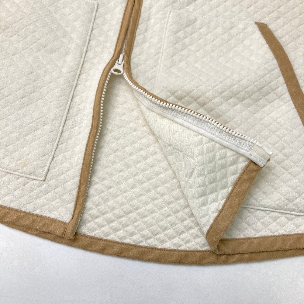 サイズ：M BEAMS GOLF ビームスゴルフ ジップベスト ベージュ系