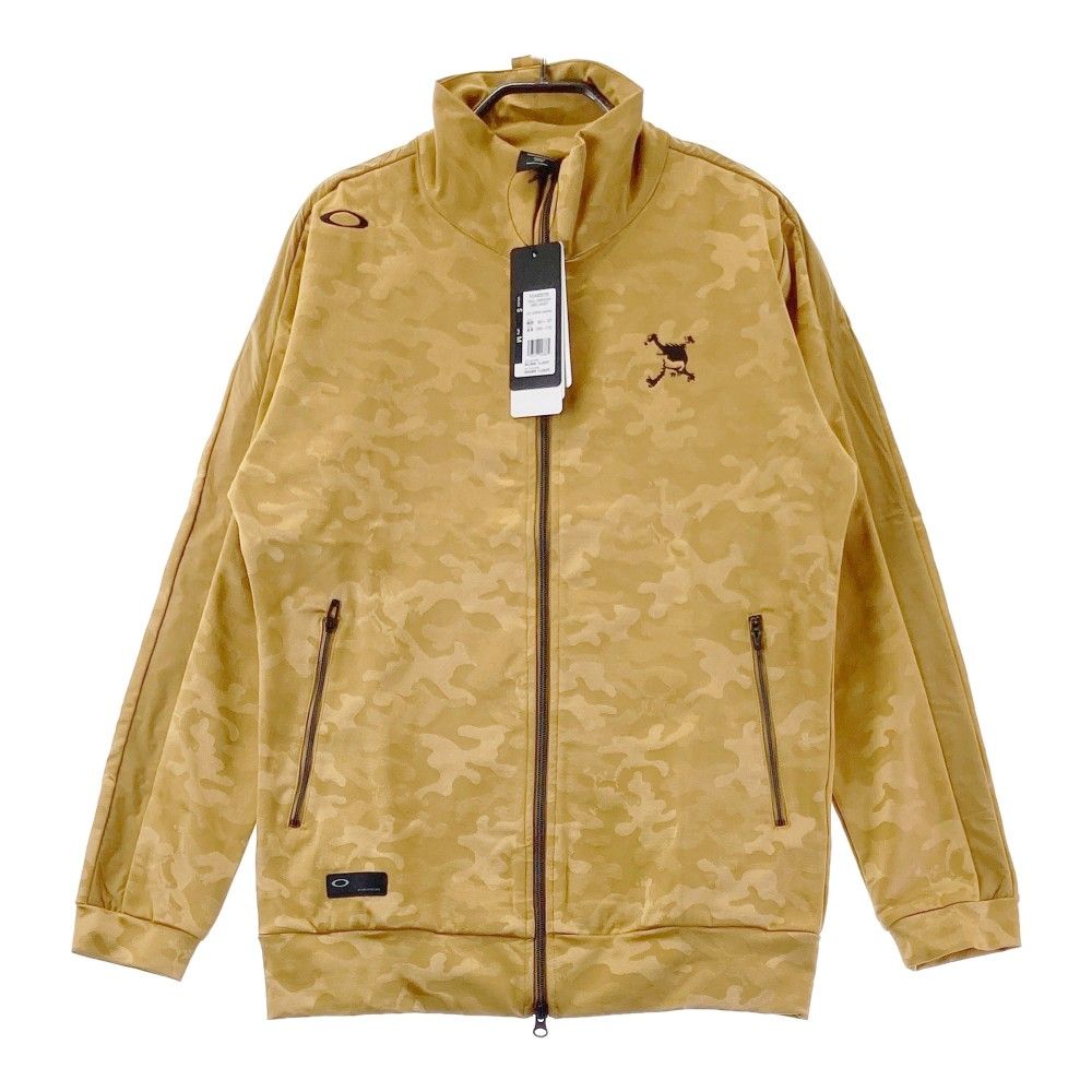 オークリーゴルフ　ジャケット　 新品M サイズ：M OAKLEY オークリー ジップジャケット スカル刺繍 カモフラ柄