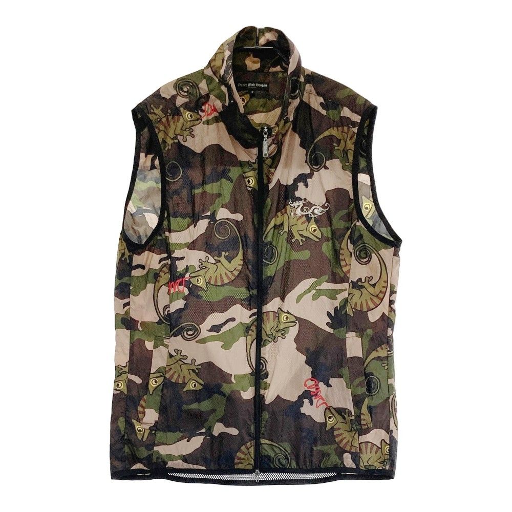 ベスト　ドラゴン　ゴルフ　メンズ　M サイズ：3 DANCE WITH DRAGON ダンスウィズドラゴン メッシュ切替