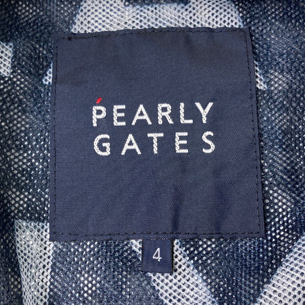 サイズ：4 PEARLY GATES パーリーゲイツ シアサッカー 長袖ジップ