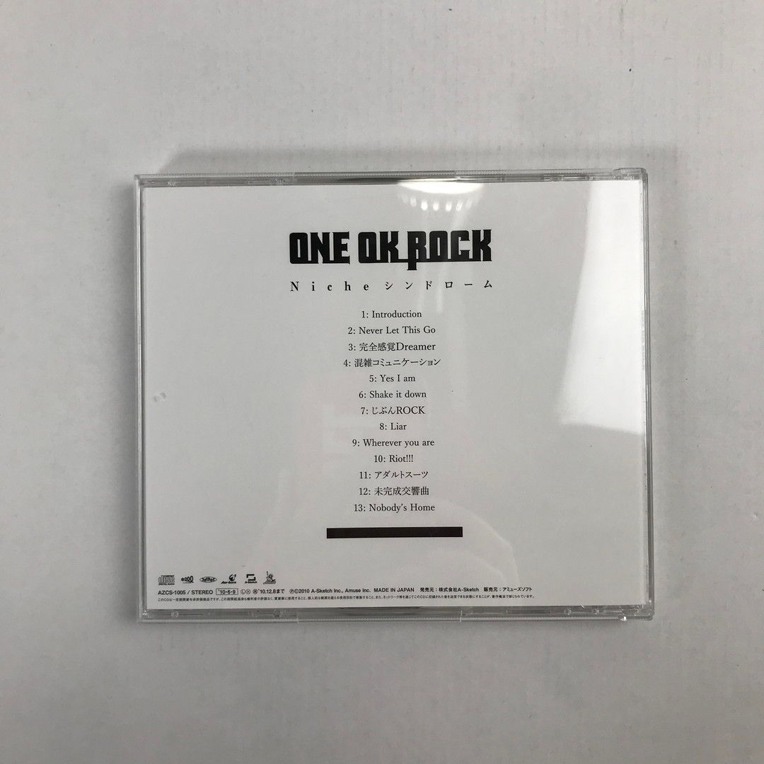 中古品】 ONE OK ROCK - Nicheシンドローム 通常盤 CD AZCS-1005
