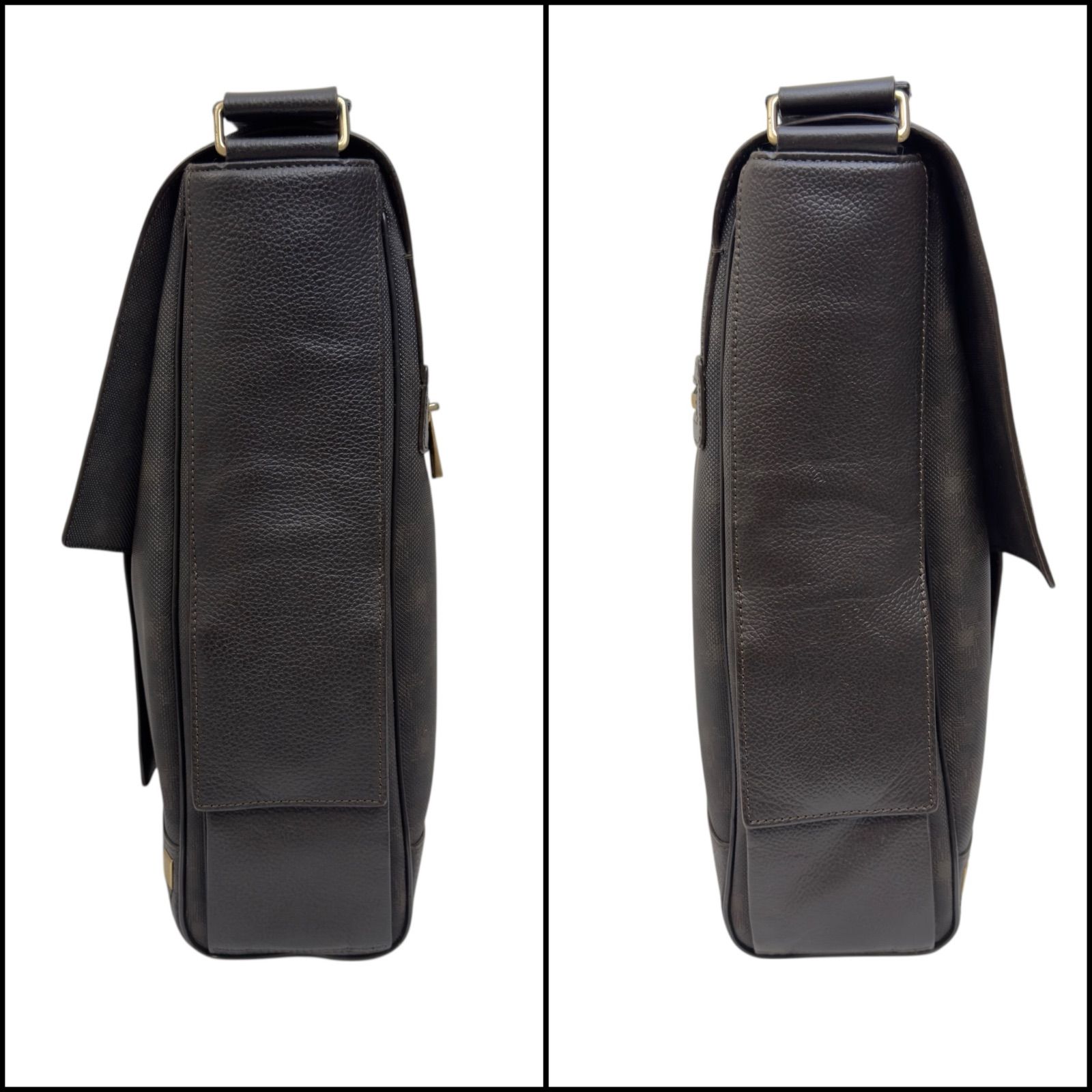 dunhill ダンヒル ディーエイト ロゴプレート ショルダーバッグ 斜め