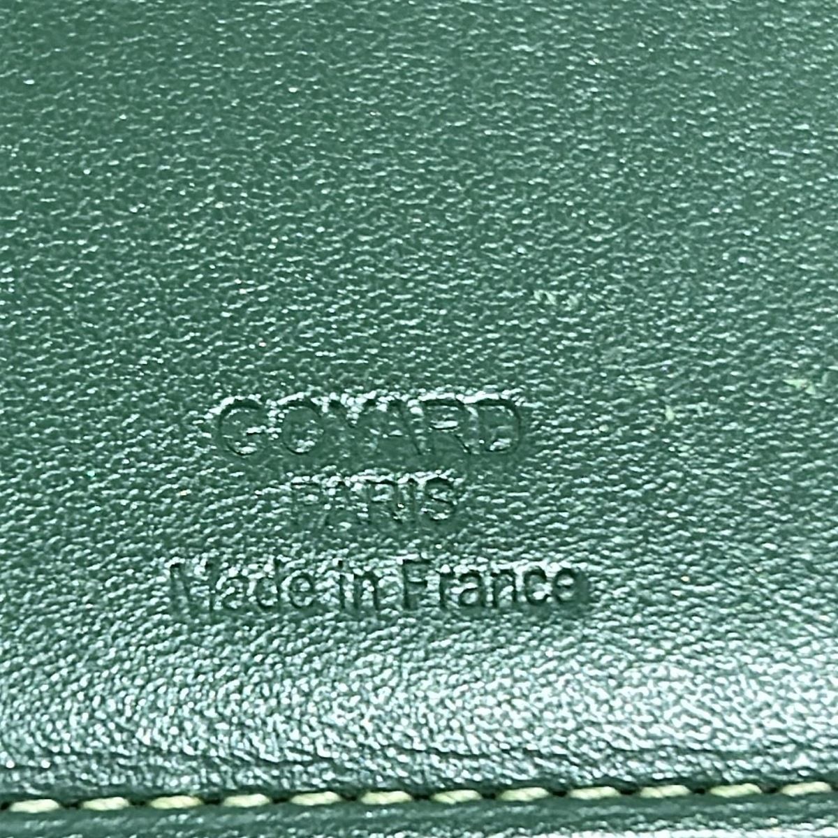 GOYARD(ゴヤール) 長財布 グリーン - メルカリ