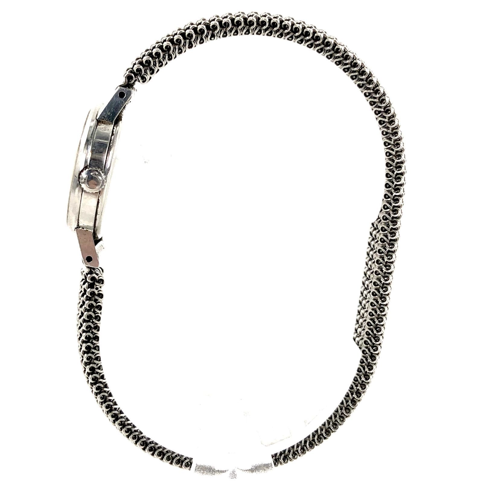 OMEGA オメガ Geneve ジュネーブ SS/手巻き シルバー文字盤 レディース