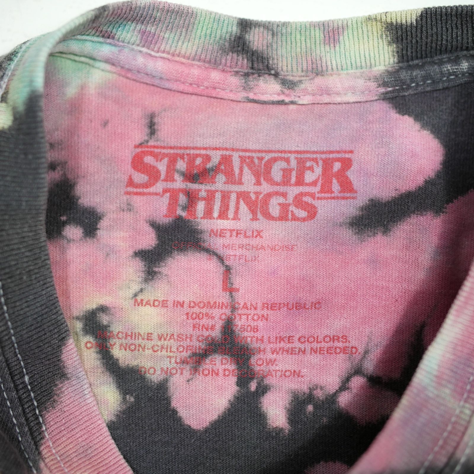 L】海外ドラマ Stranger Things ストレンジャーシングス タイダイ T 