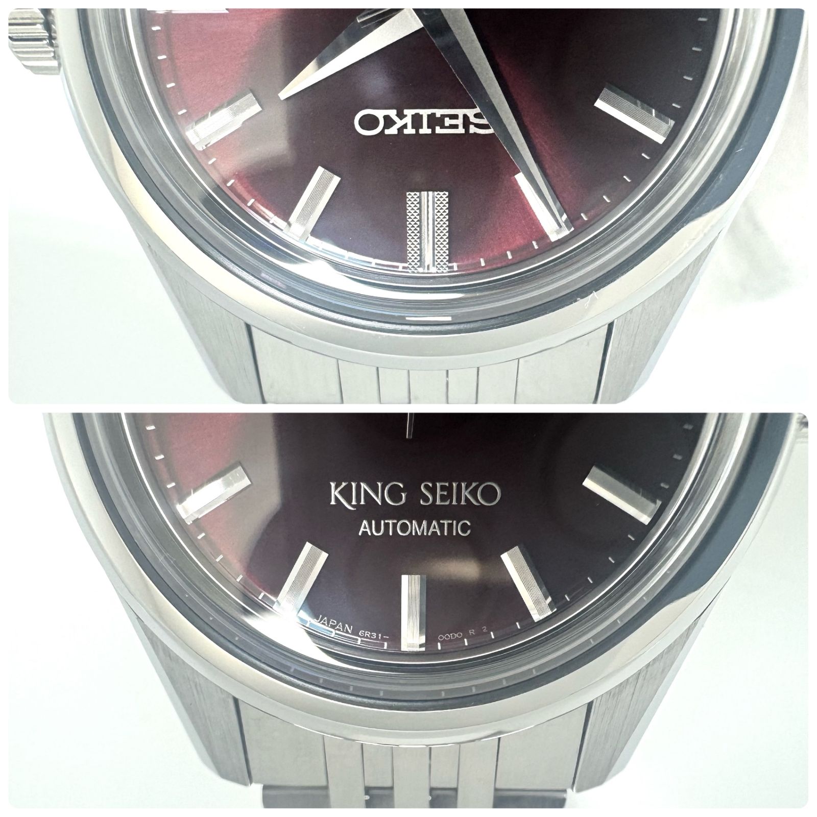 SEIKO⁄セイコー キングセイコー SDKS009 6R31-00D0 臥龍梅レッド 