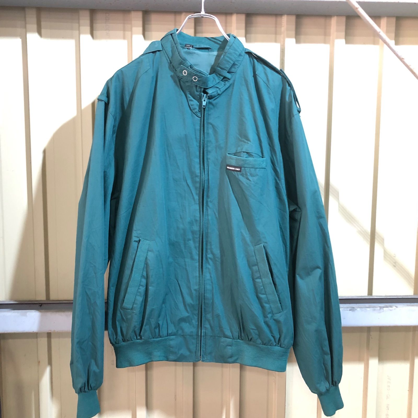 1487 MEMBERS ONLY スタンドカラージャケット グリーン 40L XL相当 