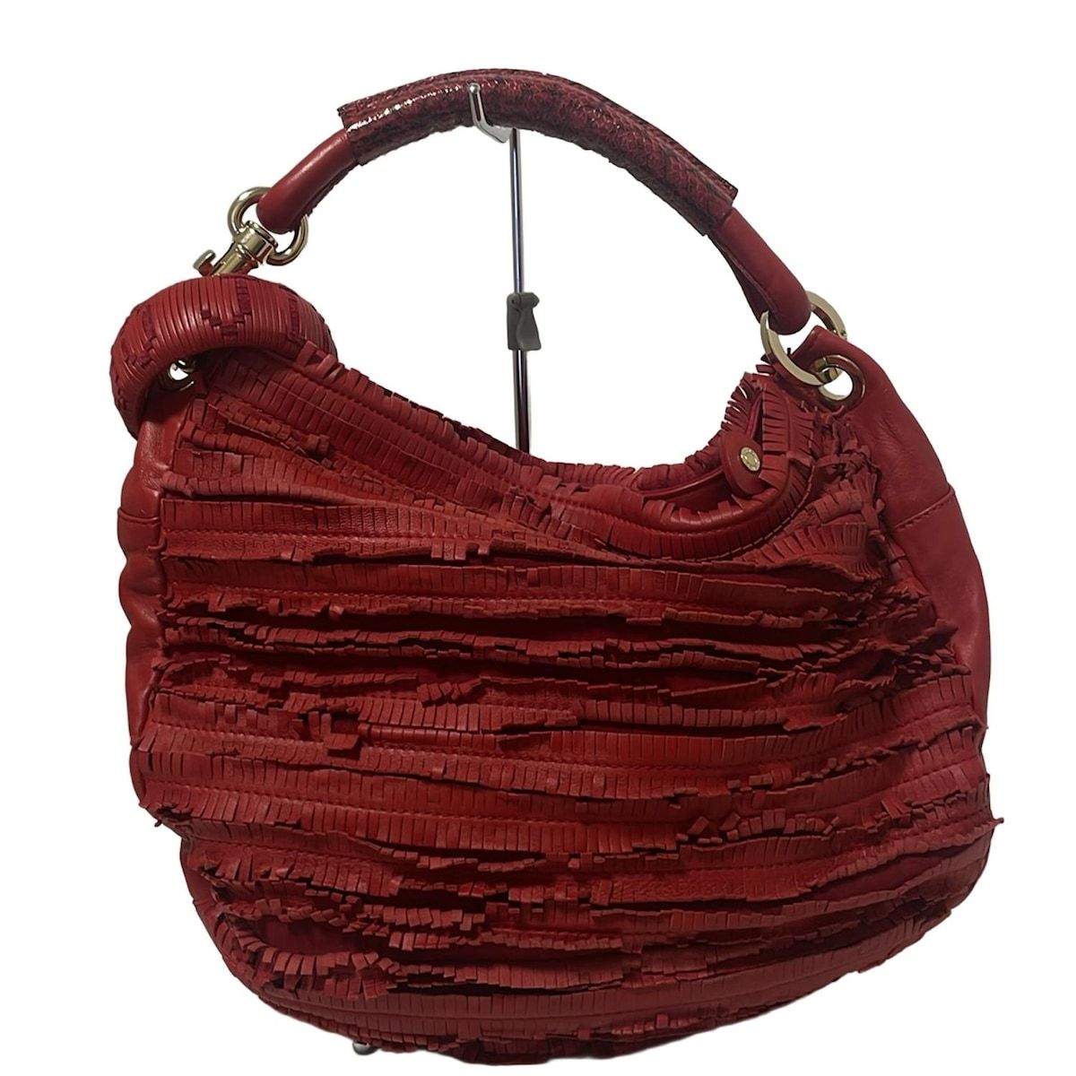 JIMMY CHOO(ジミーチュウ) ショルダーバッグ スカイバッグ レッド 