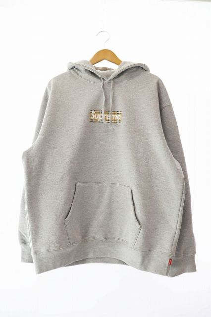 シュプリーム SUPREME ×BURBERRY バーバリー 22SS Box Logo Hooded