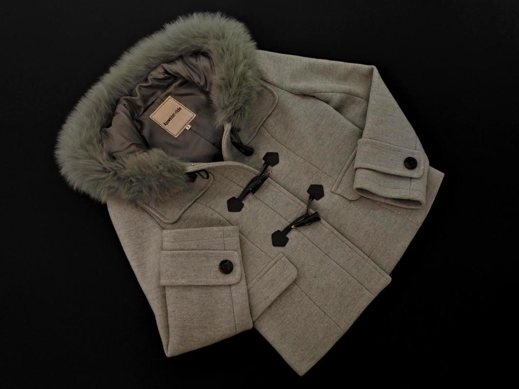 Apuweiser-riche アプワイザーリッシェ ウール混 フォックスファー