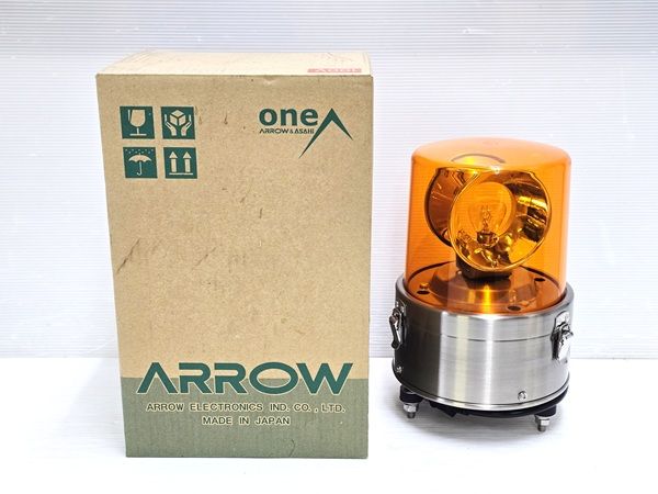 中古未使用品】 アサヒ電機 アサヒソニックライト 中型電球 回転灯