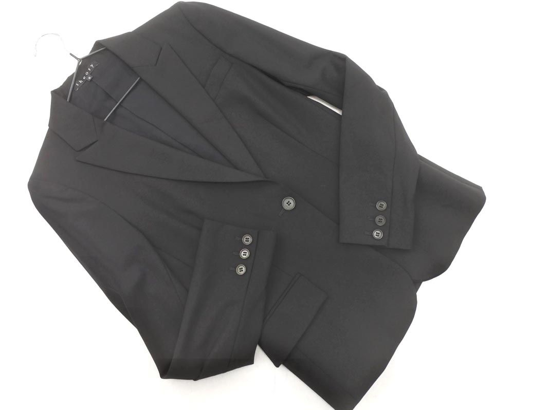 theory セオリー セットアップ ジャケット スカート スーツ size0/黒