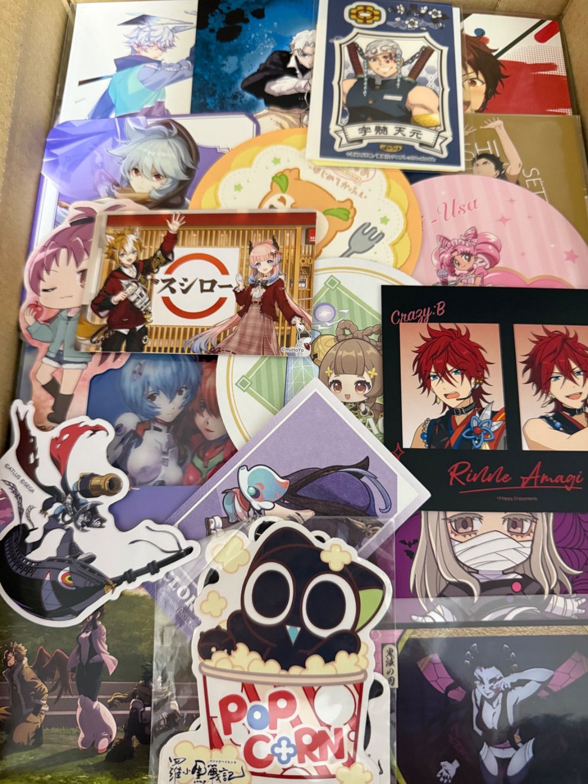 紙類 アニメ ゲーム まとめ売り 大量 コースター ポストカード カード
