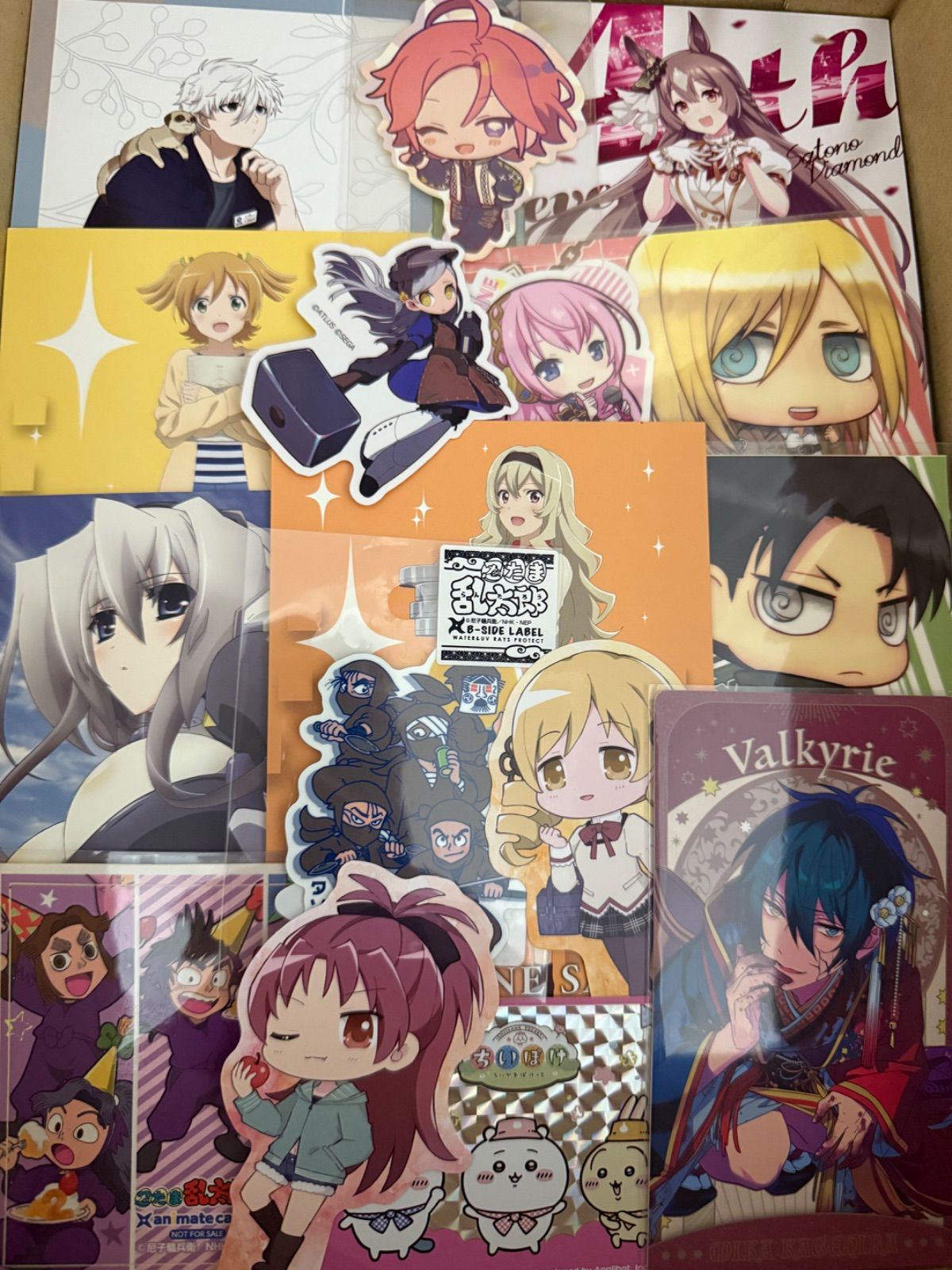 紙類 アニメ ゲーム まとめ売り 大量 コースター ポストカード カード