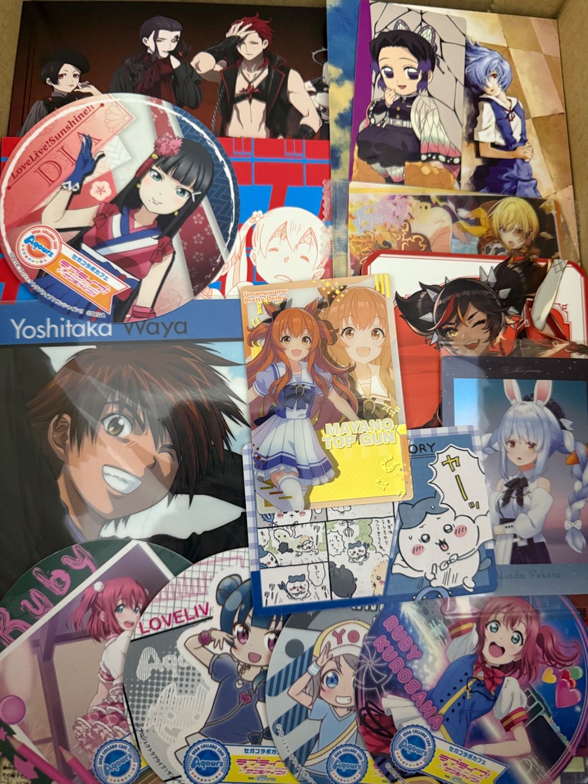 紙類 アニメ ゲーム まとめ売り 大量 コースター ポストカード カード