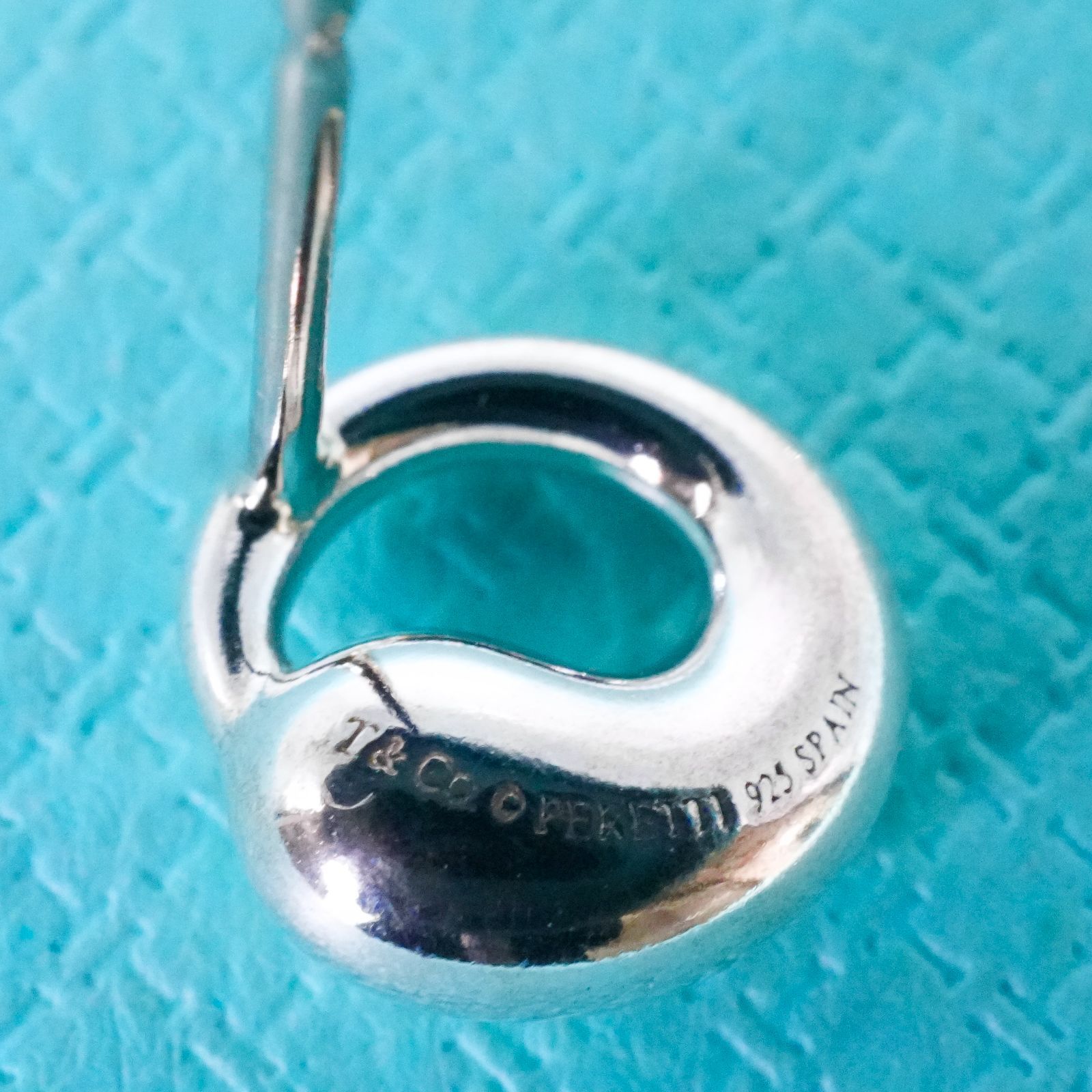 極美品 ティファニー エターナルサークル シルバー ピアス/25-2281