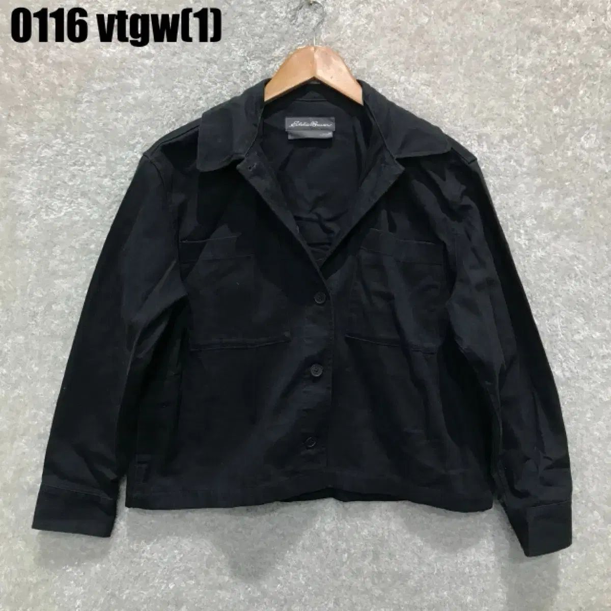 EDDIE BAUER(エディー・バウアー) ブラック シャツ ジャケット m