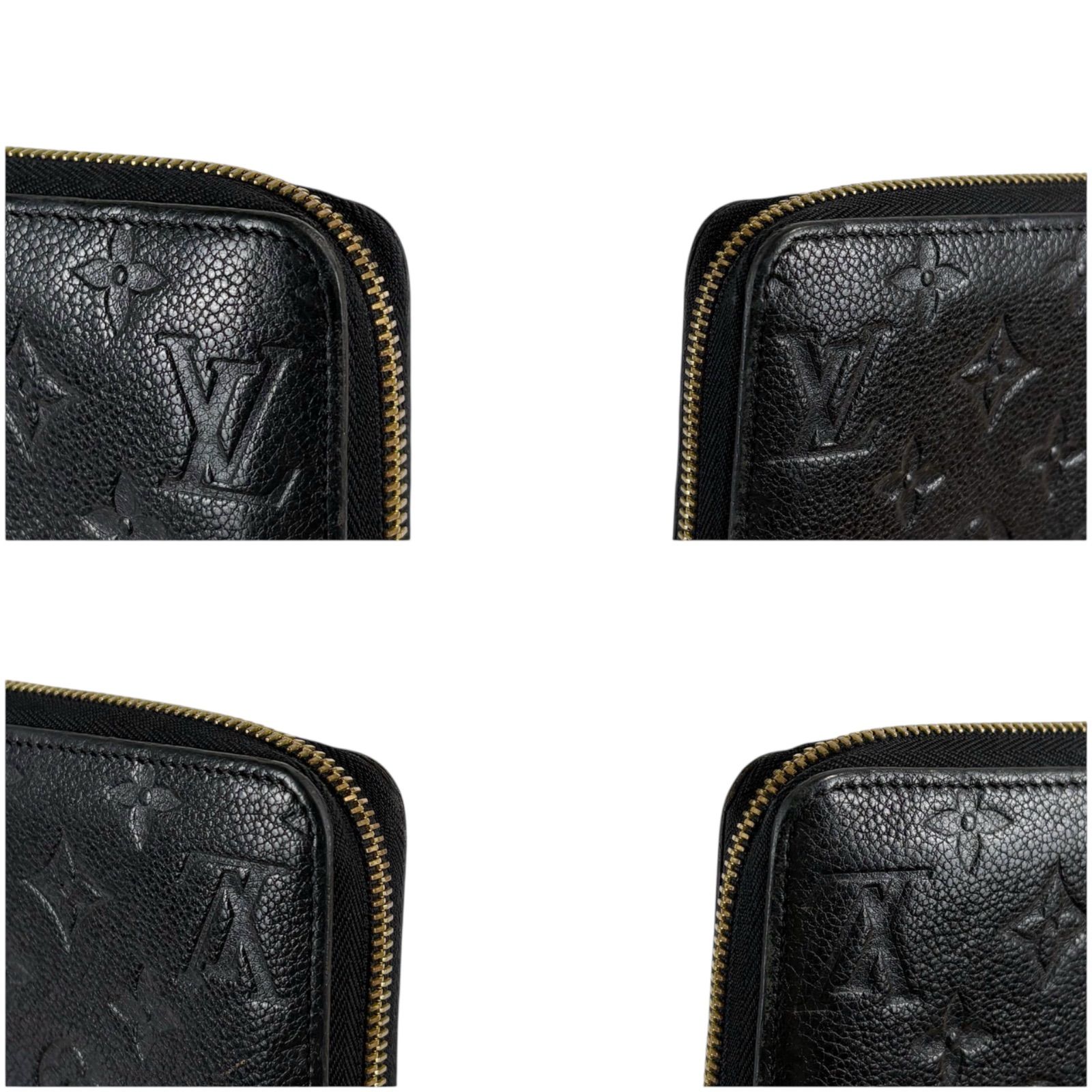 ルイヴィトン LOUIS VUITTON ジッピーウォレット アンプラントレザー