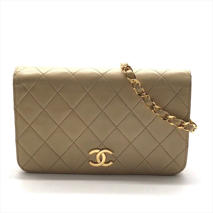 良品 CHANEL シャネル ココマーク ミニ マトラッセ プッシュロック