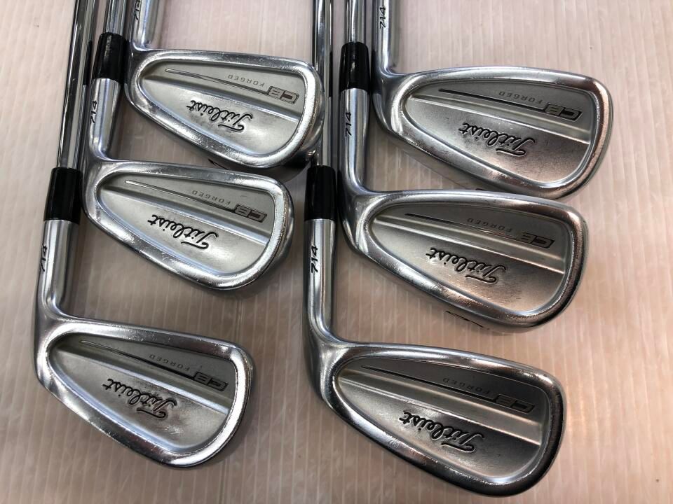 タイトリスト CB 714 PROJECT X 6フレックス アイアンセット 中古