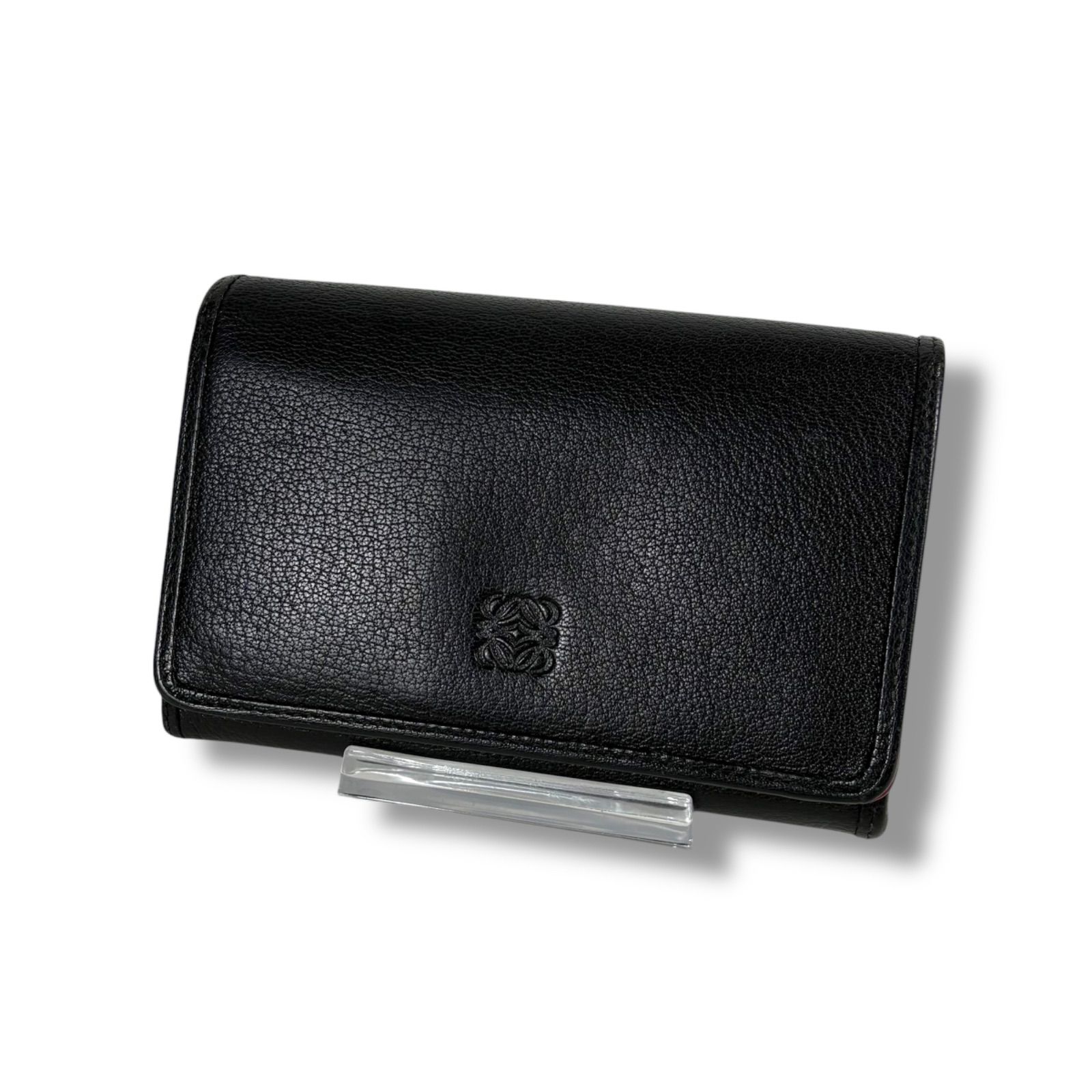 ロエベ LOEWE アナグラムロゴ L字ファスナー コンパクトウォレット 二 