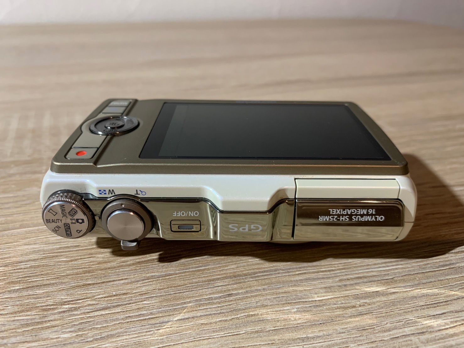 7719 OLYMPUS SH-25MR ゴールド デジカメ 動作確認済み 美品 - メルカリ