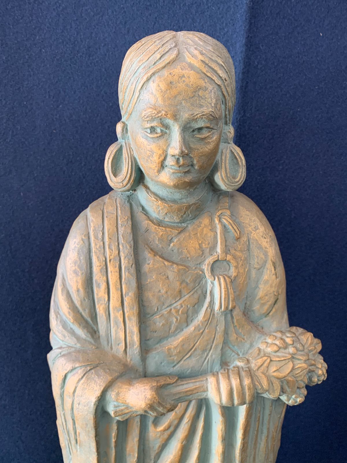 m8011602 聖徳太子 銅製 像 高さ70cm 板坂辰治氏作 - メルカリ