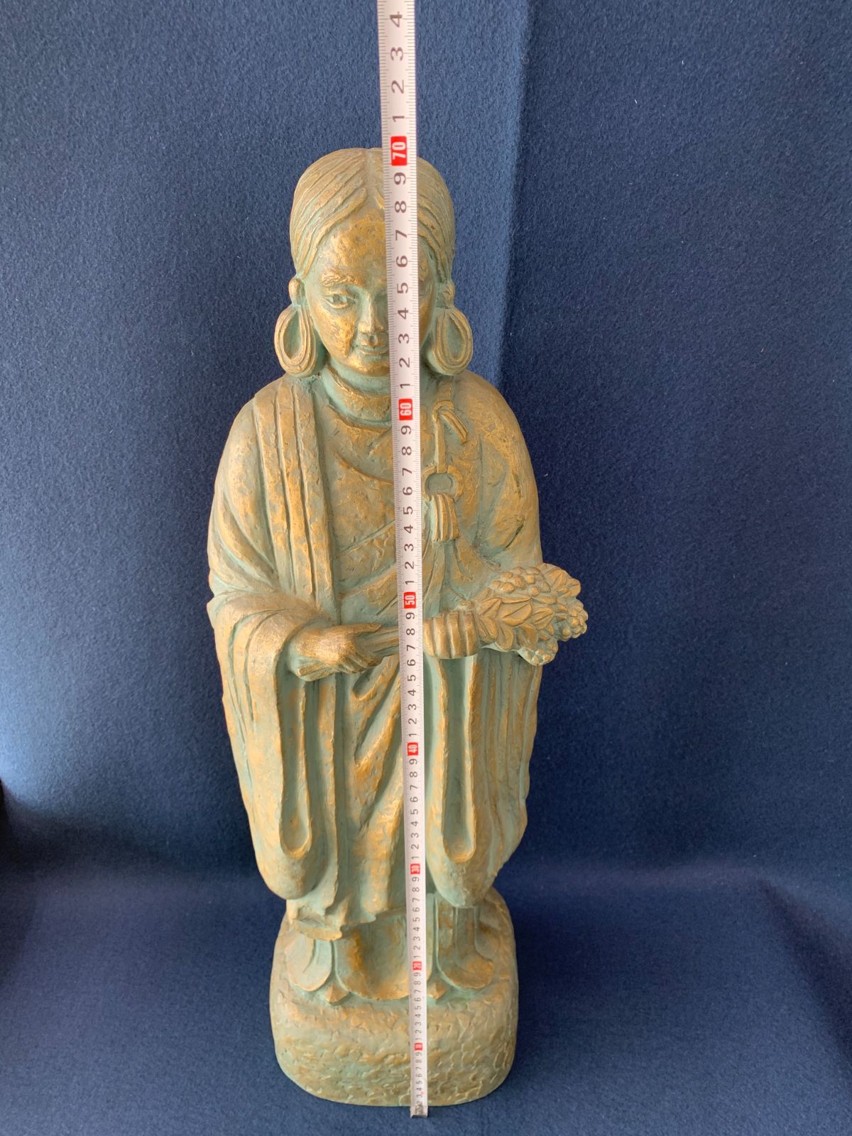 m8011602 聖徳太子 銅製 像 高さ70cm 板坂辰治氏作 - メルカリ