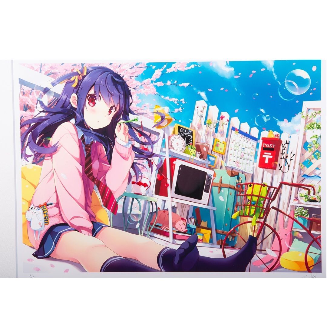 ヒロ　Hiten　版画 アールジュネス / アールビバン保証書付 Hiten 版画 アールジュネス / アールビバン保証書付 Hiten 版画 DX版