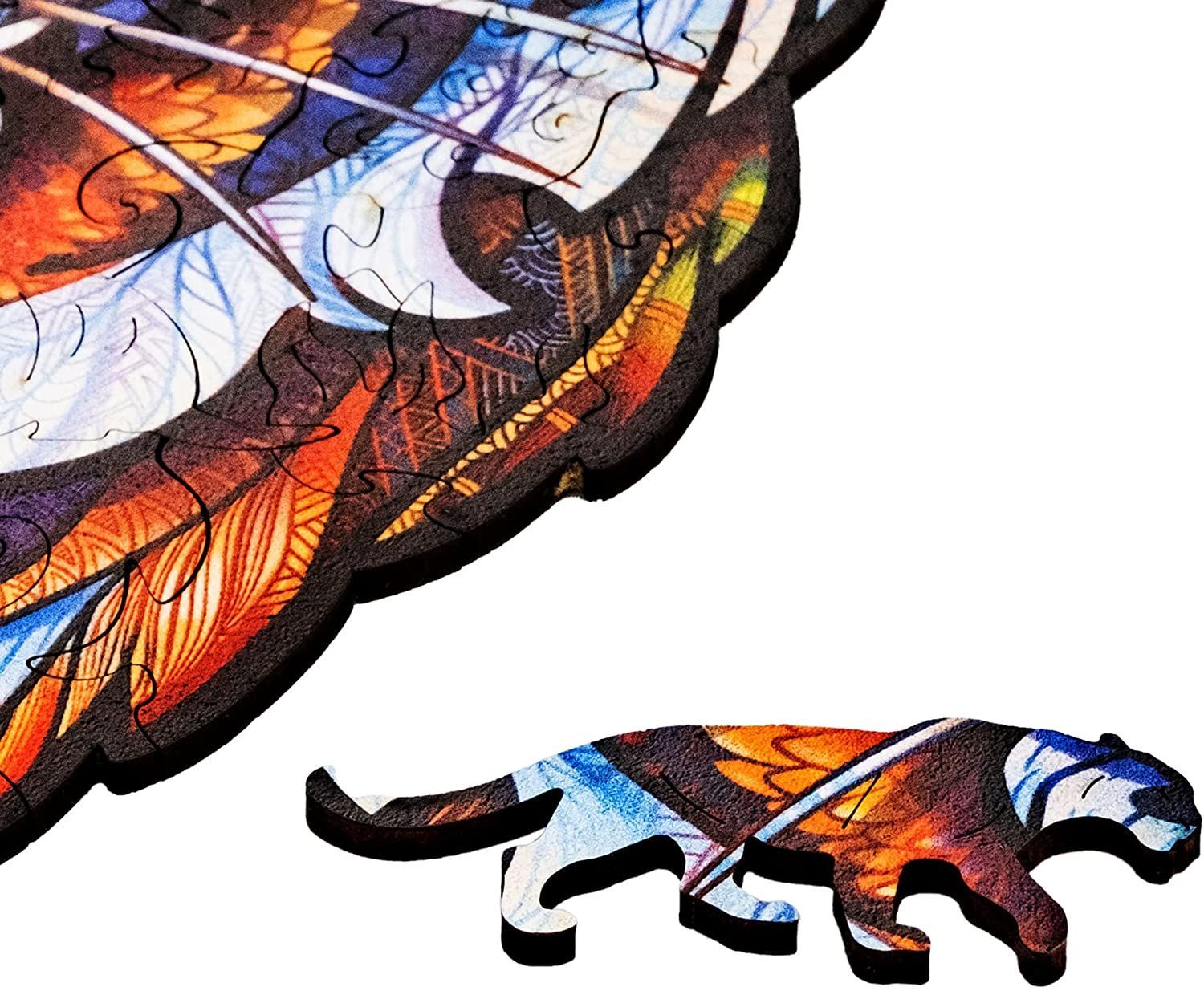 UNIDRAGON 木製ジグソーパズル 「タイガー」 KS (大きめ)サイズ 273