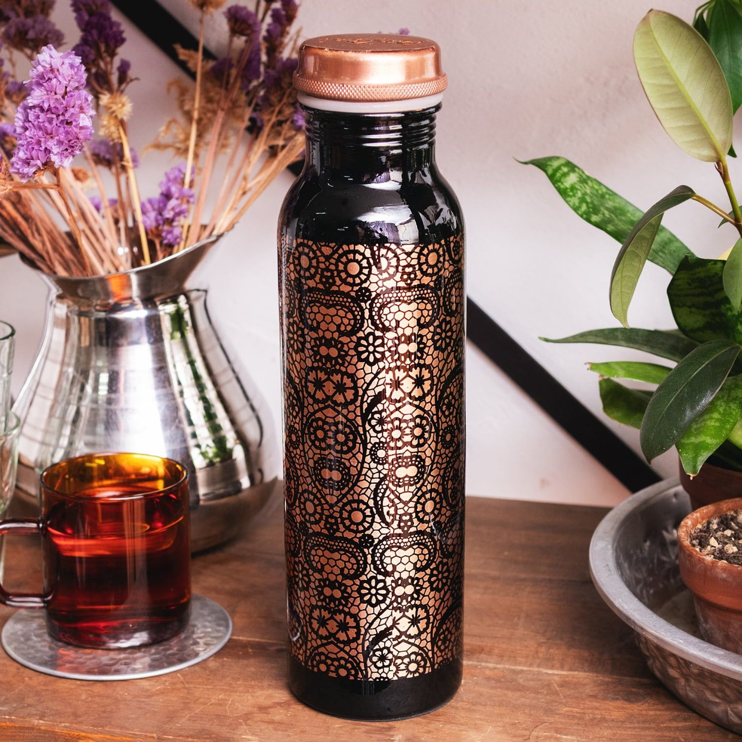 アーユルヴェーダ 銅製ボトル〔700ml〕 の通販 - TIRAKITA.COM RAJRANG