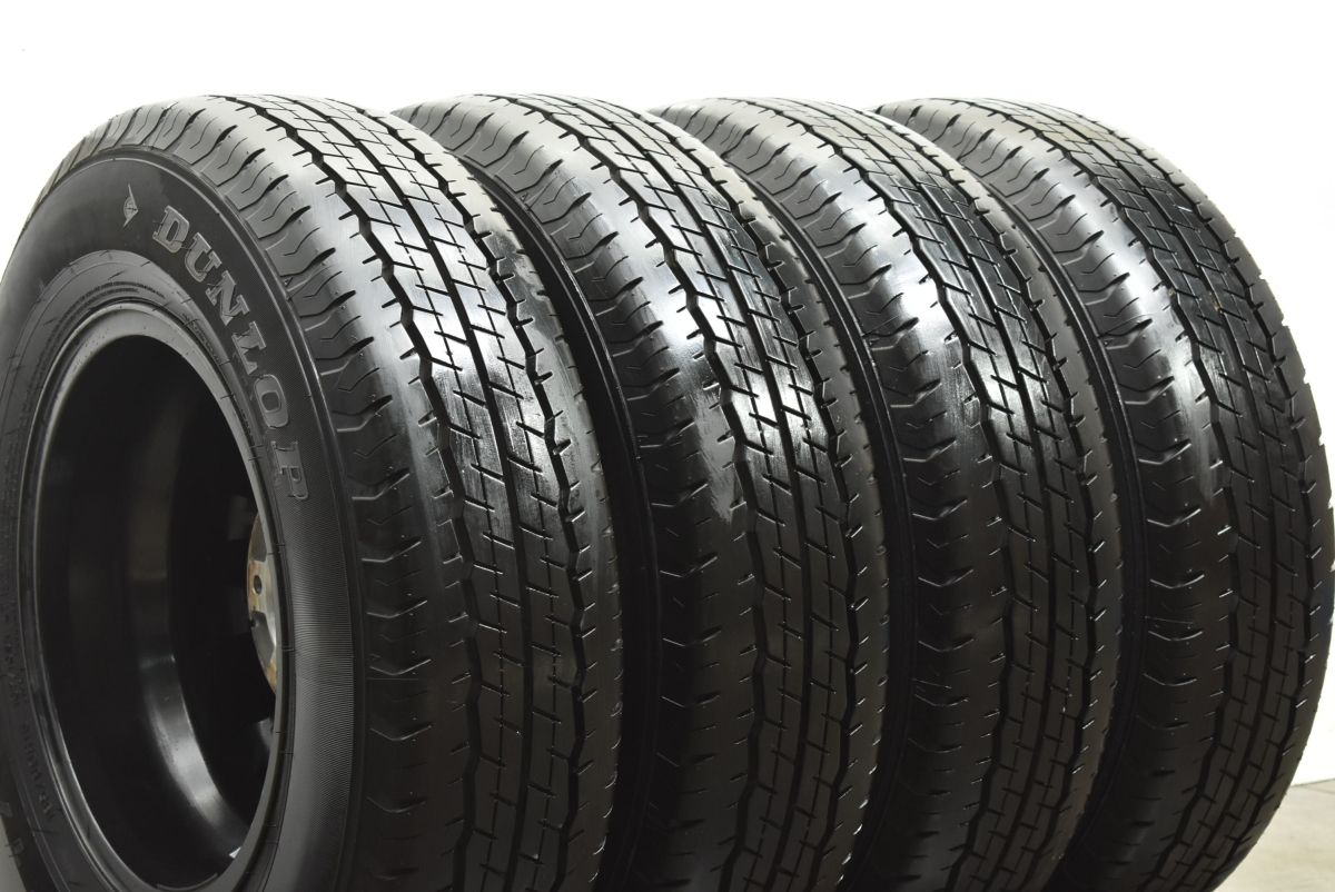 バリ溝】RIZLEY JP-H 15in 6J +33 PCD139.7 ダンロップ SP175N 195