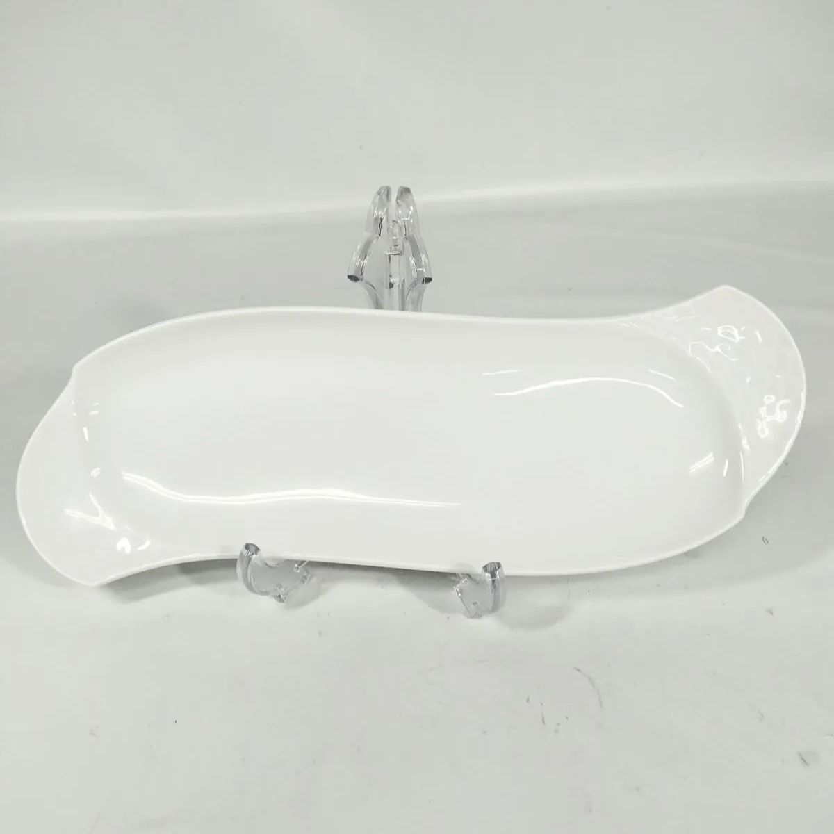 未使用・新品】マイセン 波の戯れ 長方形トレイ 1枚 約25cm✕8cm 専用