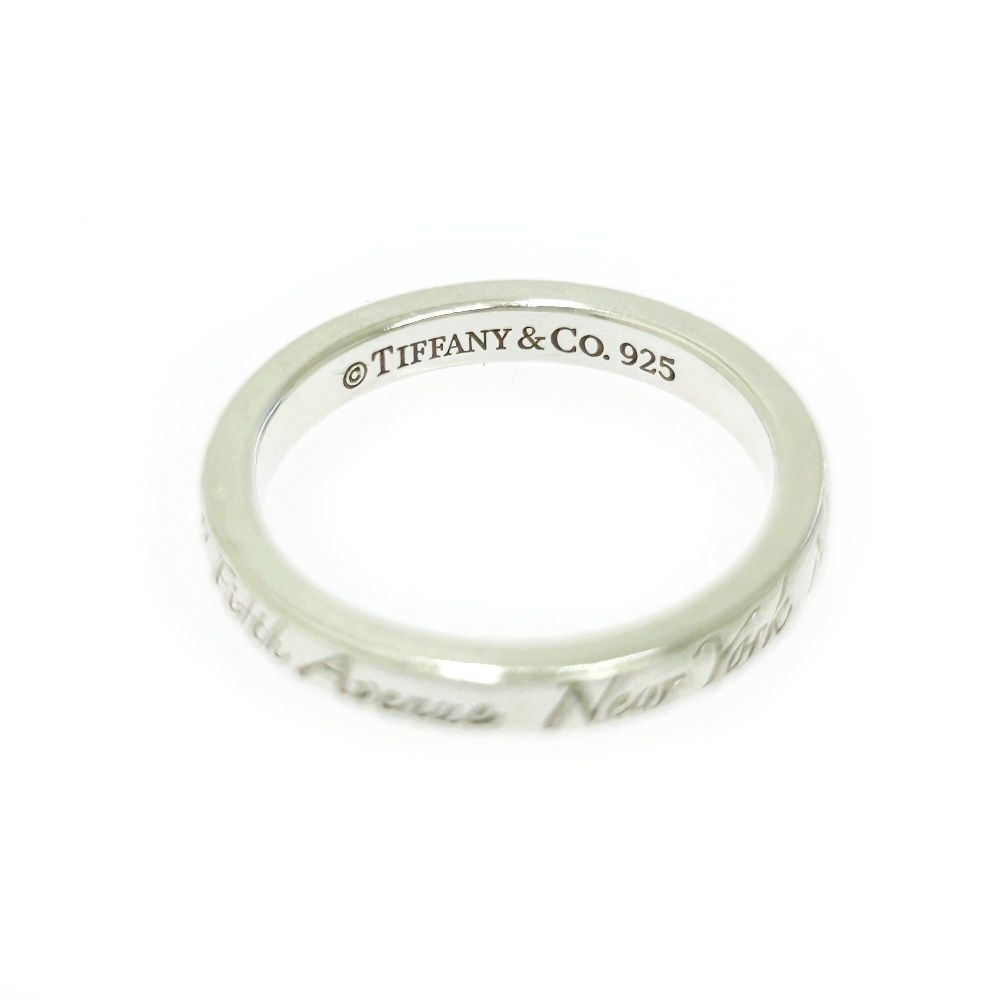 中古】TIFFANY&Co. ティファニー シルバー ノーツ ナローリング 3.2g