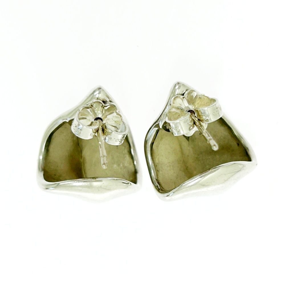 Tiffany & Co. 925シルバー リーフ型ピアス【送料無料・匿名配送】 中古】TIFFANY&Co. ティファニー シルバー リーフモチーフ ピアス 6.9g