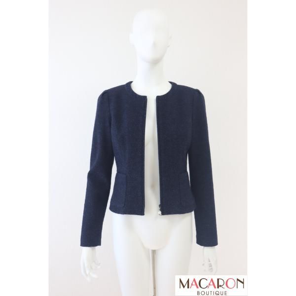 Rene ジップアップノーカラージャケット 6743120 卒業式 卒園式 入学式