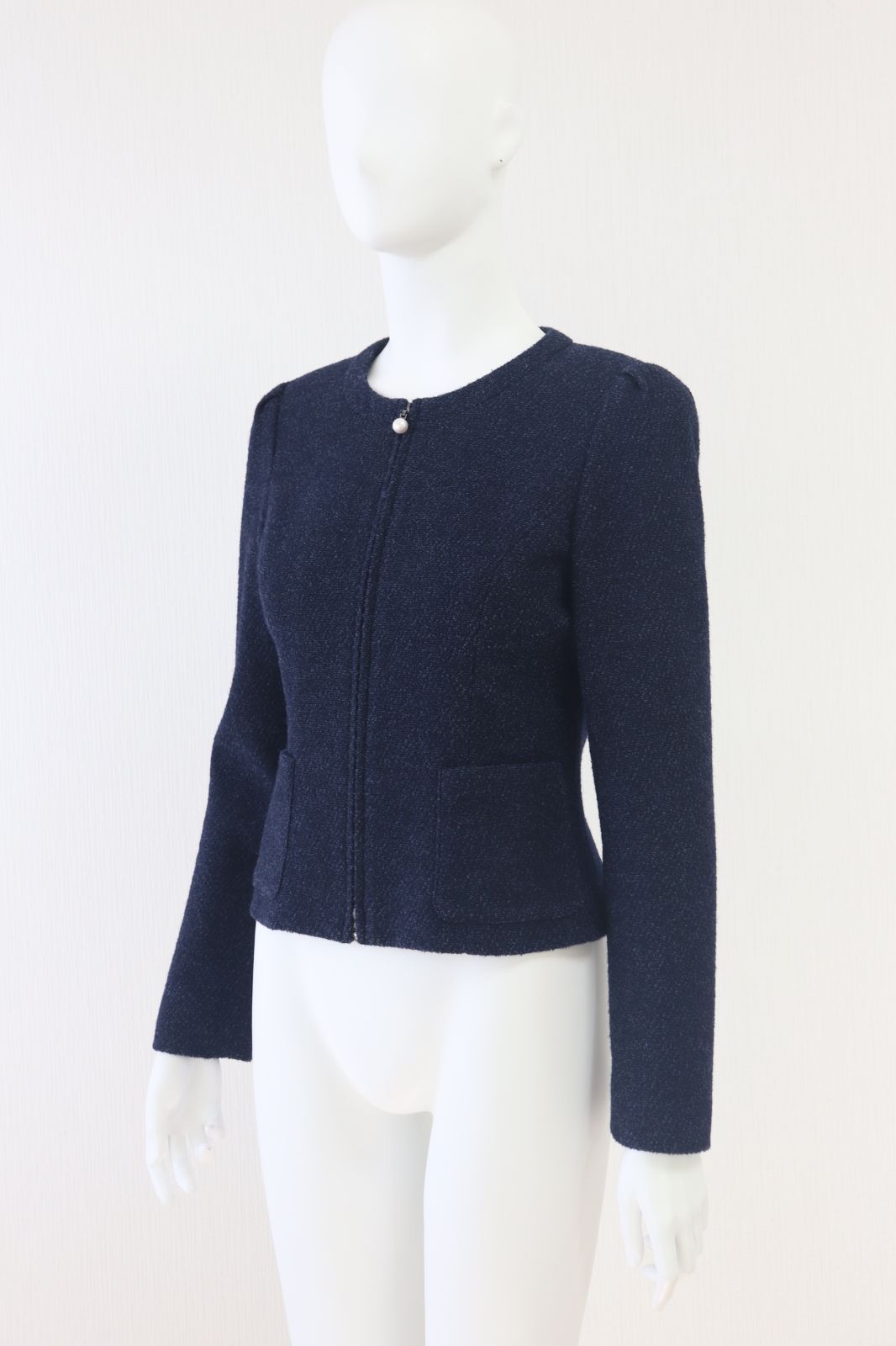 Rene ジップアップノーカラージャケット 6743120 卒業式 卒園式 入学式